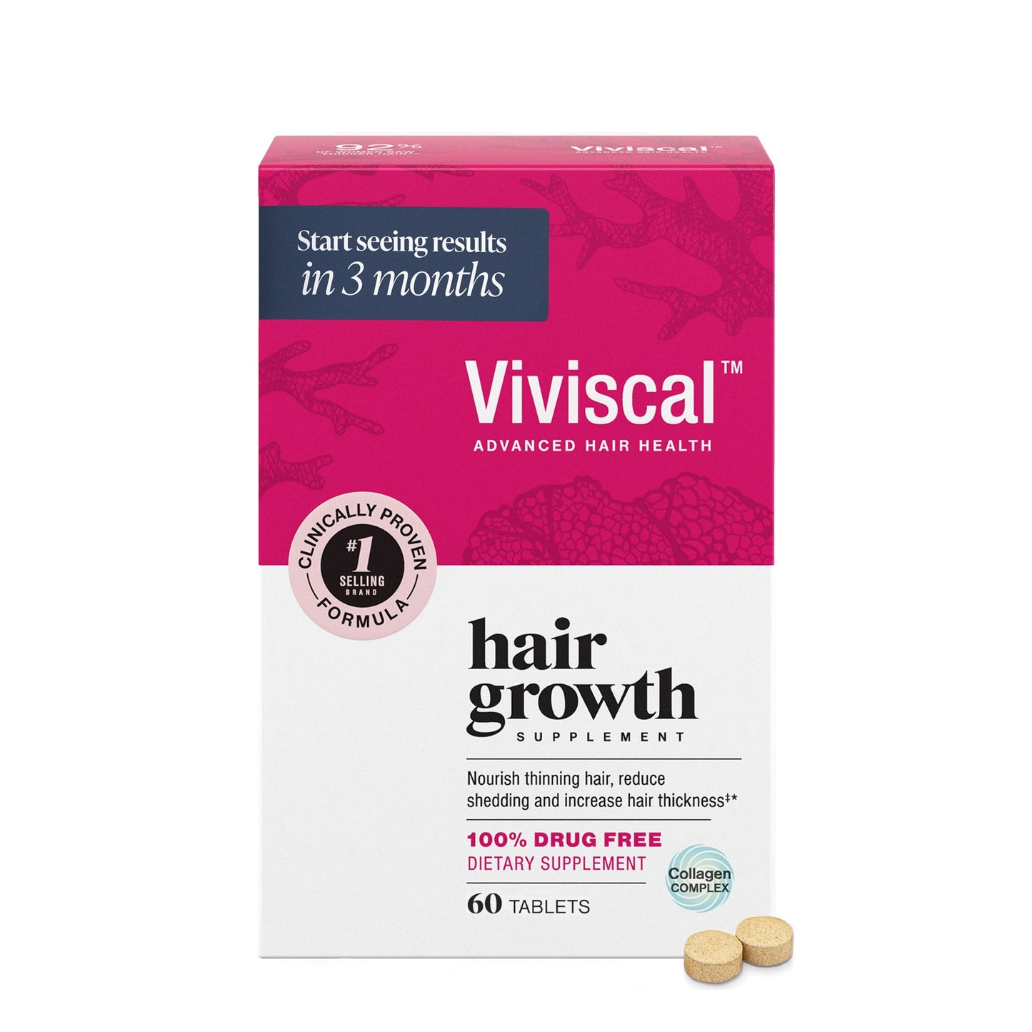 Viviscal Hair Growth Supplements 60 Tablets