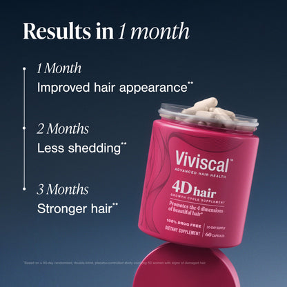Viviscal 4D Hair Growth Cycle Supplements 60 Capsules